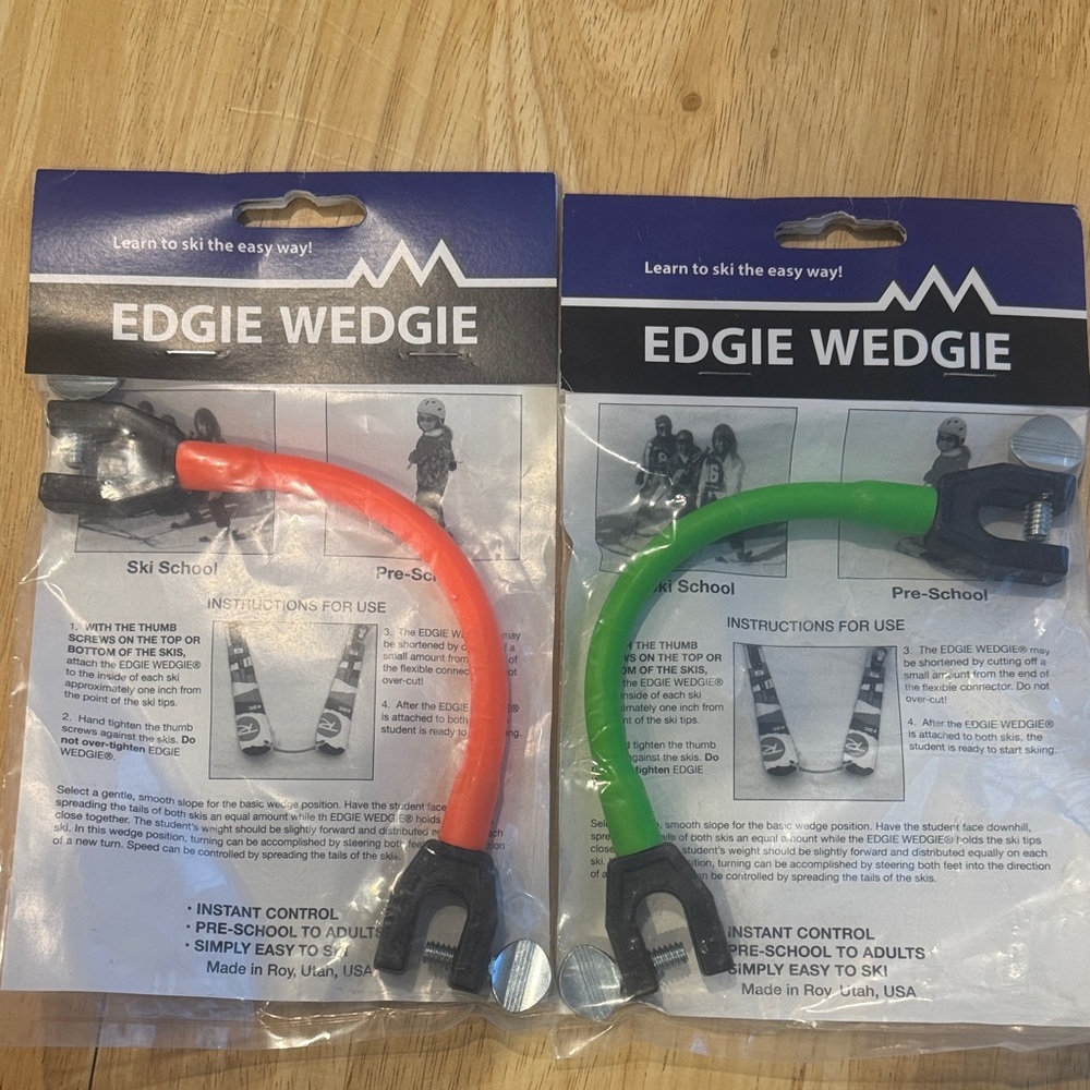 Kids Ski Trainer - Orange and Green